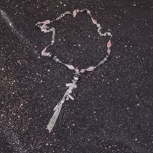 Vintage crystal beaded necklace